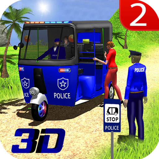 Police Auto Rickshaw Drive