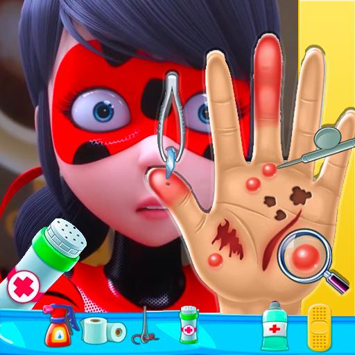 ladybug miraculous Hand Doctor - Fun Games for Gir