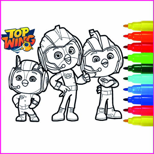 Top Wing: Color the Cadets