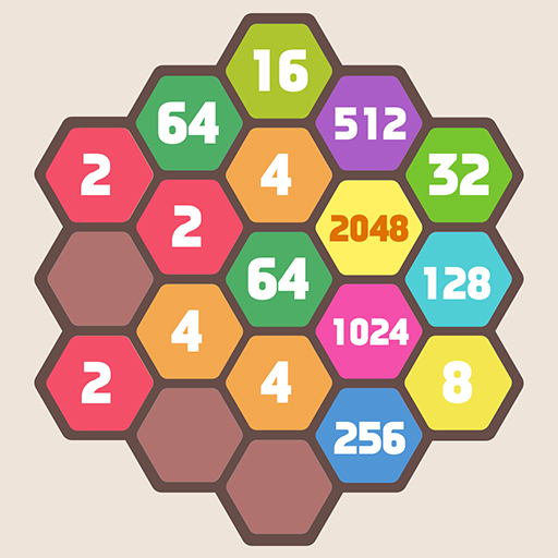 2048 Hexa Merge Block