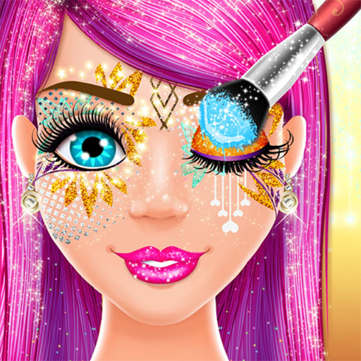 Face Paint Salon: Glitter Makeup Party Games