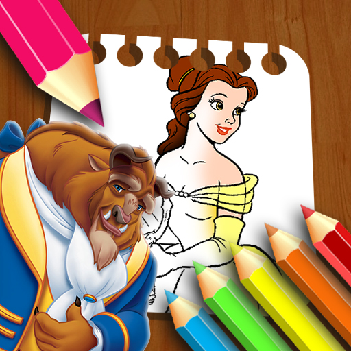 Beauty & the Beast Coloring Book