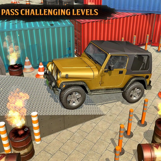 Classic Real 4x4 Jeep Parking Drive Game