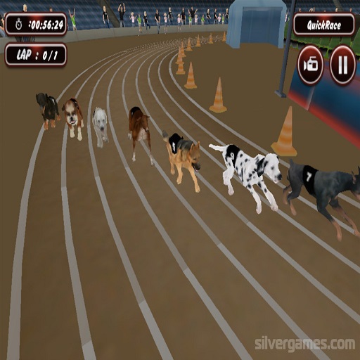 Crazy Dog Racing Simulator Games 3D