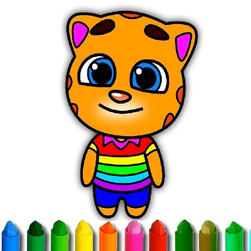 Talking Tom Coloring Book