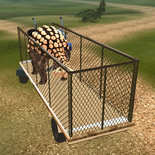 Big Farm Animal Transport Truck