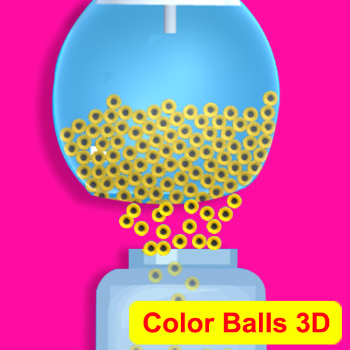 Color Balls Fill 3d - Bucket Fill Challenge