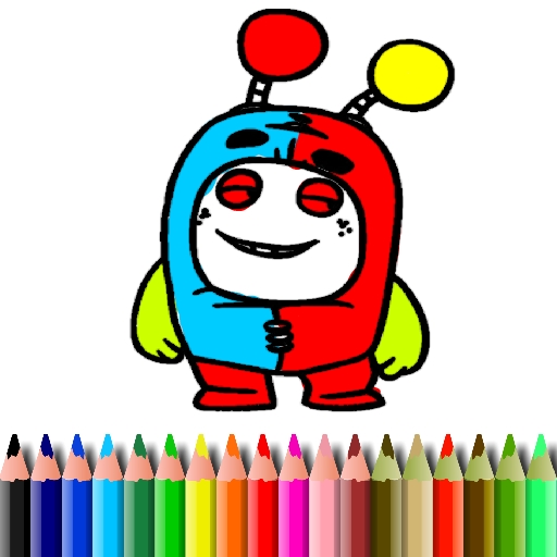 BTS OddBods Coloring Book